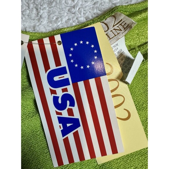 2002 Caroline Top Womens Plus One Size Green Pullover Very Stretchy Long Sleeve - Picture 5 of 9